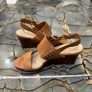 Cole Haan Grand 360 Tan Wedges Lattice Detail | Brown US 9 /EUR 40 Sandal Wedges